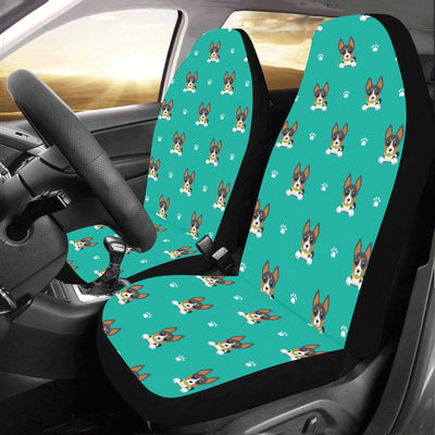 Basenji Pattern Print Design 03 Car Seat Covers (Set of 2)-JORJUNE.COM