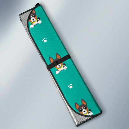 Basenji Pattern Print Design 03 Car Sun Shade-JORJUNE.COM