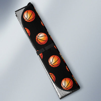 Basketball Pattern Print Design 01 Car Sun Shade-JORJUNE.COM