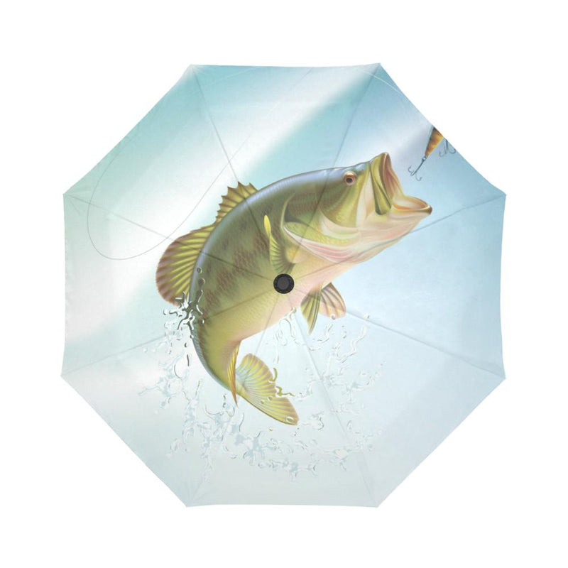 Bass Fishing Automatic Foldable Umbrella