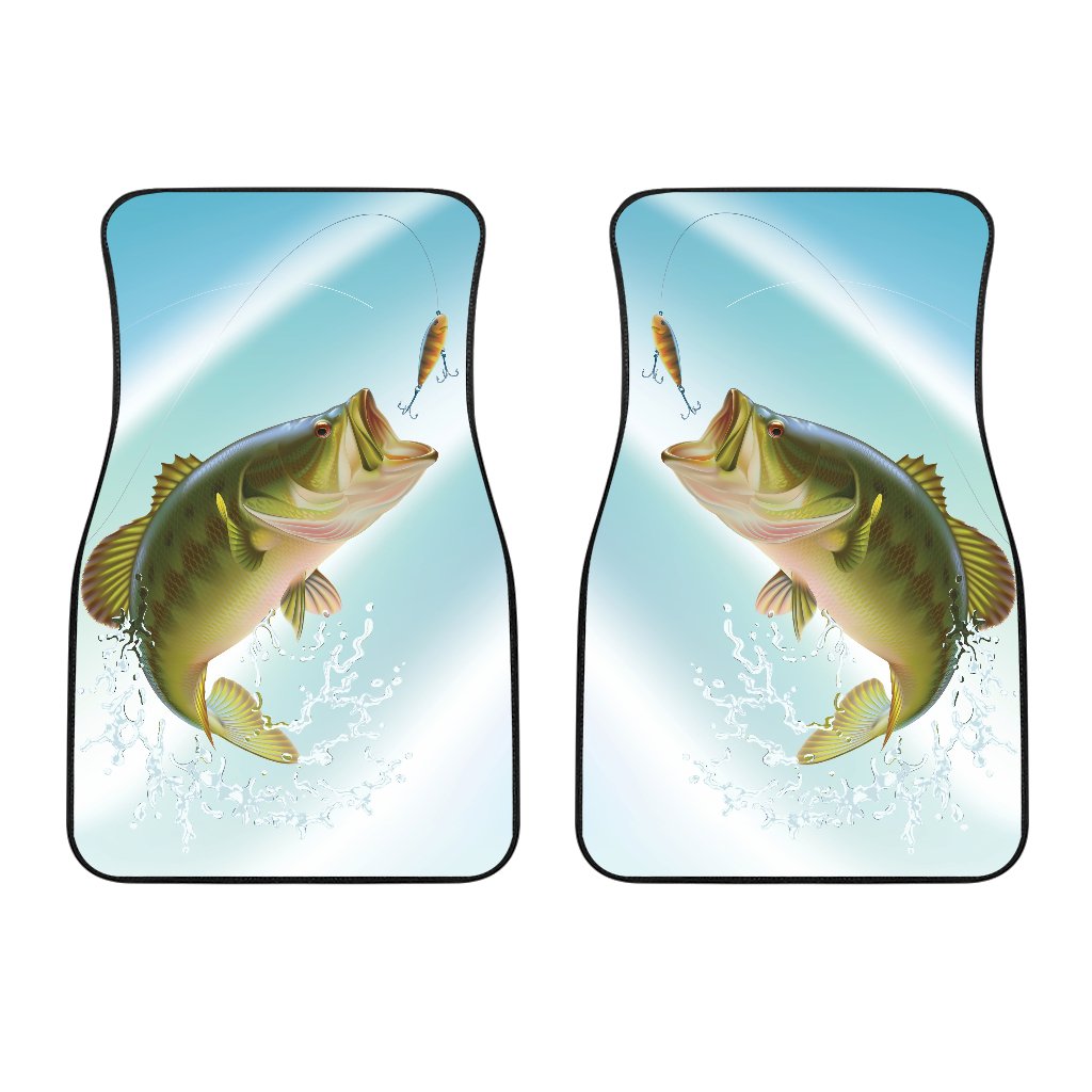 Bass Fishing Car Floor Mats