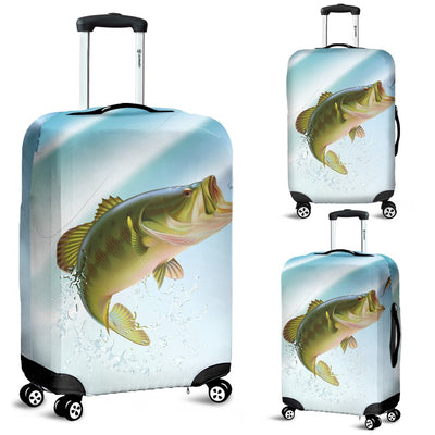 Bass Fishing Luggage Cover Protector