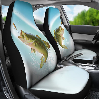 Bass Fishing Universal Fit Car Seat Covers