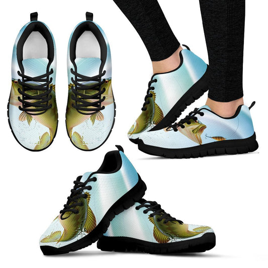 Bass Fishing Women Sneakers