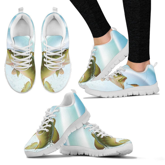 Bass Fishing Women Sneakers