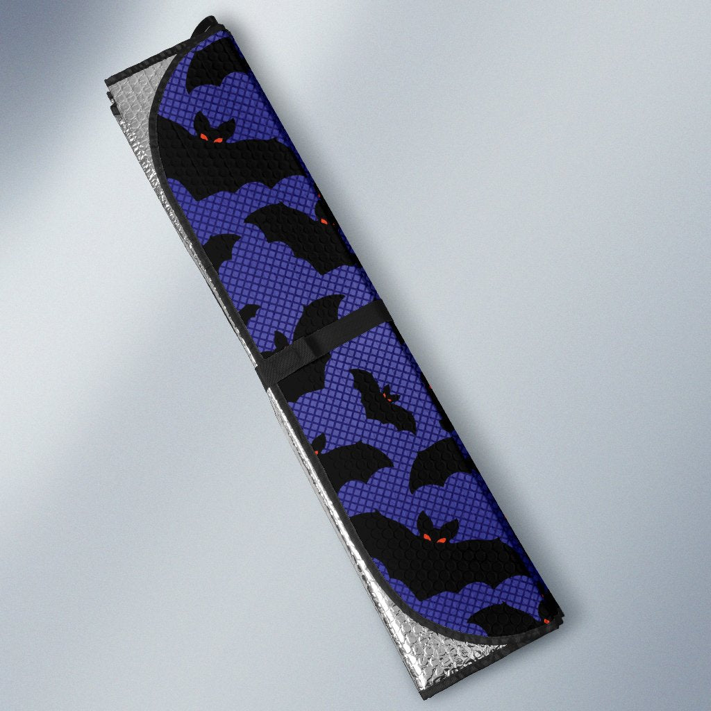 Bat Halloween Pattern Print Design 02 Car Sun Shade-JORJUNE.COM