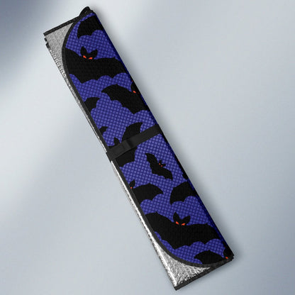 Bat Halloween Pattern Print Design 02 Car Sun Shade-JORJUNE.COM