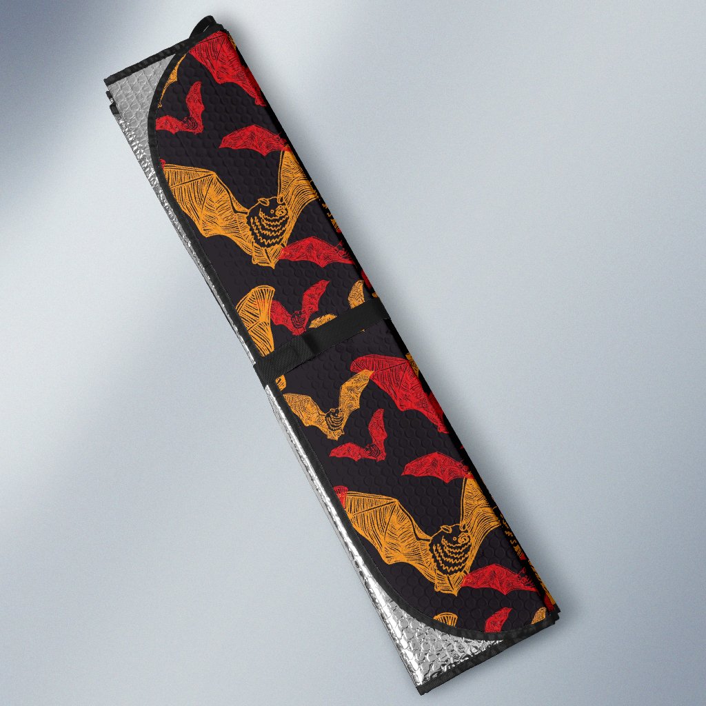 Bat Pattern Print Design 01 Car Sun Shade-JORJUNE.COM
