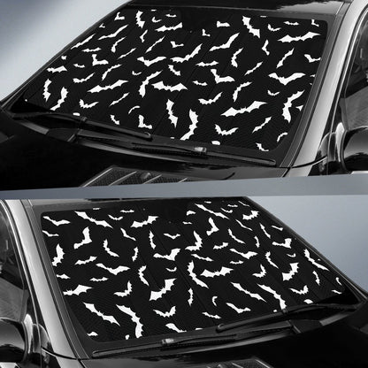 Bat Pattern Print Design 05 Car Sun Shade-JORJUNE.COM