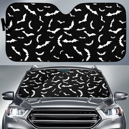 Bat Pattern Print Design 05 Car Sun Shade-JORJUNE.COM