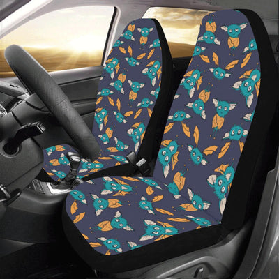 Bat Pattern Print Design 07 Car Seat Covers (Set of 2)-JORJUNE.COM