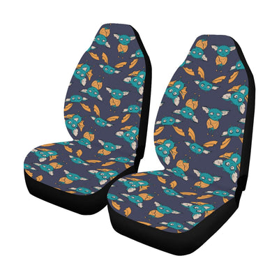 Bat Pattern Print Design 07 Car Seat Covers (Set of 2)-JORJUNE.COM