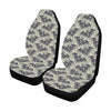 Bat Tribal Pattern Print Design 06 Car Seat Covers (Set of 2)-JORJUNE.COM