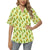 Agricultural Fresh Corn cob Print Pattern Women's Hawaiian Shirt