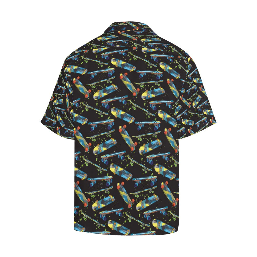 Skateboard Print Design LKS305 Men's Hawaiian Shirt