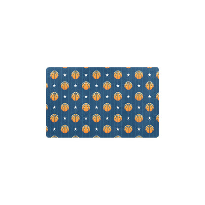 Basketball Star Print Pattern Kitchen Mat