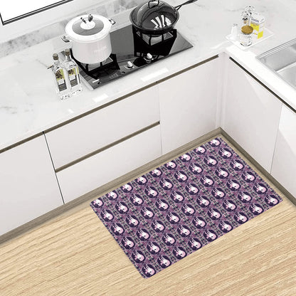 Unicorn Fantastic Flower Kitchen Mat