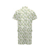 Daisy Yellow Print Pattern Men's Romper