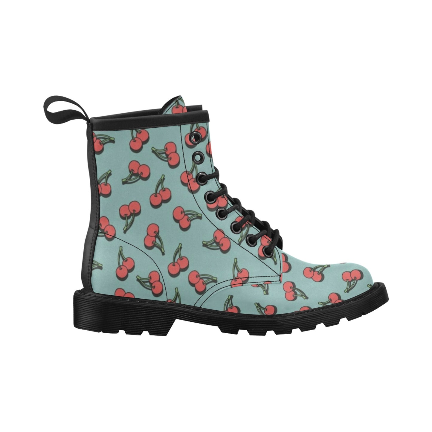Cherry Pattern Print Design CH03 Women's Boots