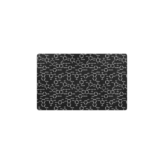 Chemical Pattern Print Design 02 Kitchen Mat