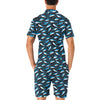 Shark Print Design LKS303 Men's Romper