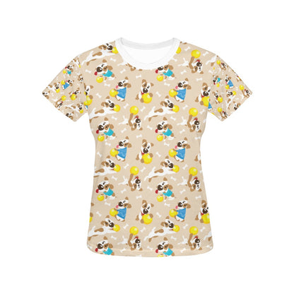 Russell Terriers Cute Print Design LKS304 Women's  T-shirt