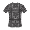 Bandana Black White Print Design LKS302 Men's All Over Print T-shirt