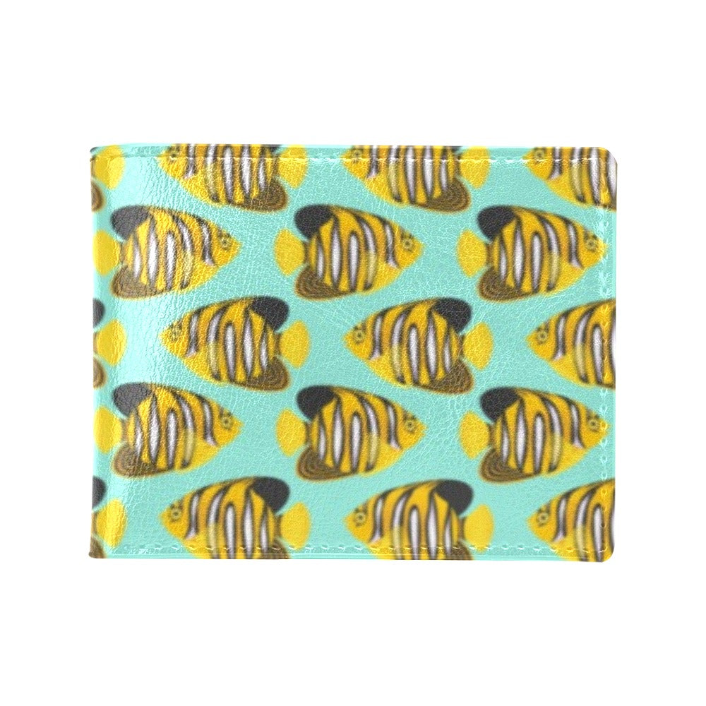 Angelfish Print Design LKS402 Men's ID Card Wallet