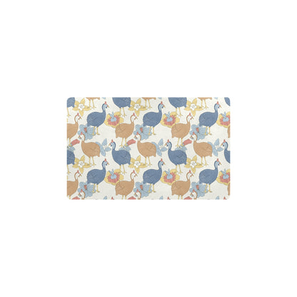 Guinea Fowl Pattern Print Design 01 Kitchen Mat