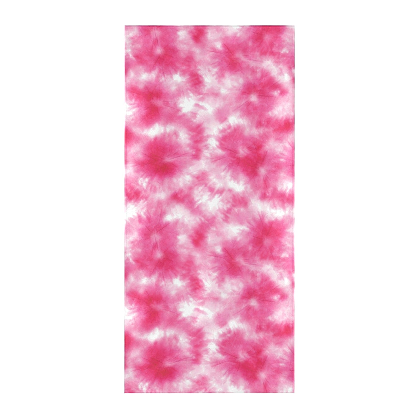 Tie Dye Pink Print Design LKS304 Beach Towel 32" x 71"