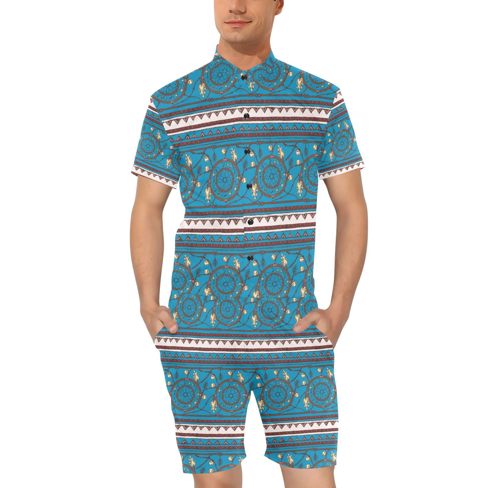 Dream catcher aztec Men's Romper