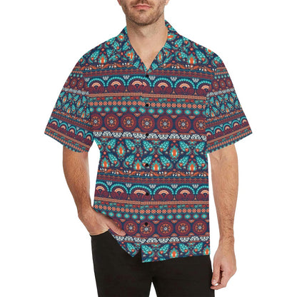 Suzani Print Design LKS302 Men's Hawaiian Shirt
