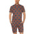 Bohemian Mandala Style Print Men's Romper