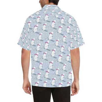 Ski Print Design LKS307 Men's Hawaiian Shirt