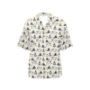 Campfire Pattern Print Design 01 Women's Hawaiian Shirt