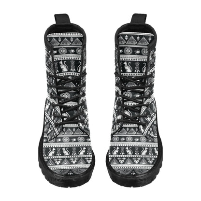 Tribal Pattern Print Design LKS305 Women's Boots