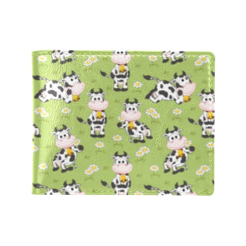 Cattle Print Design LKS401 Men's ID Card Wallet