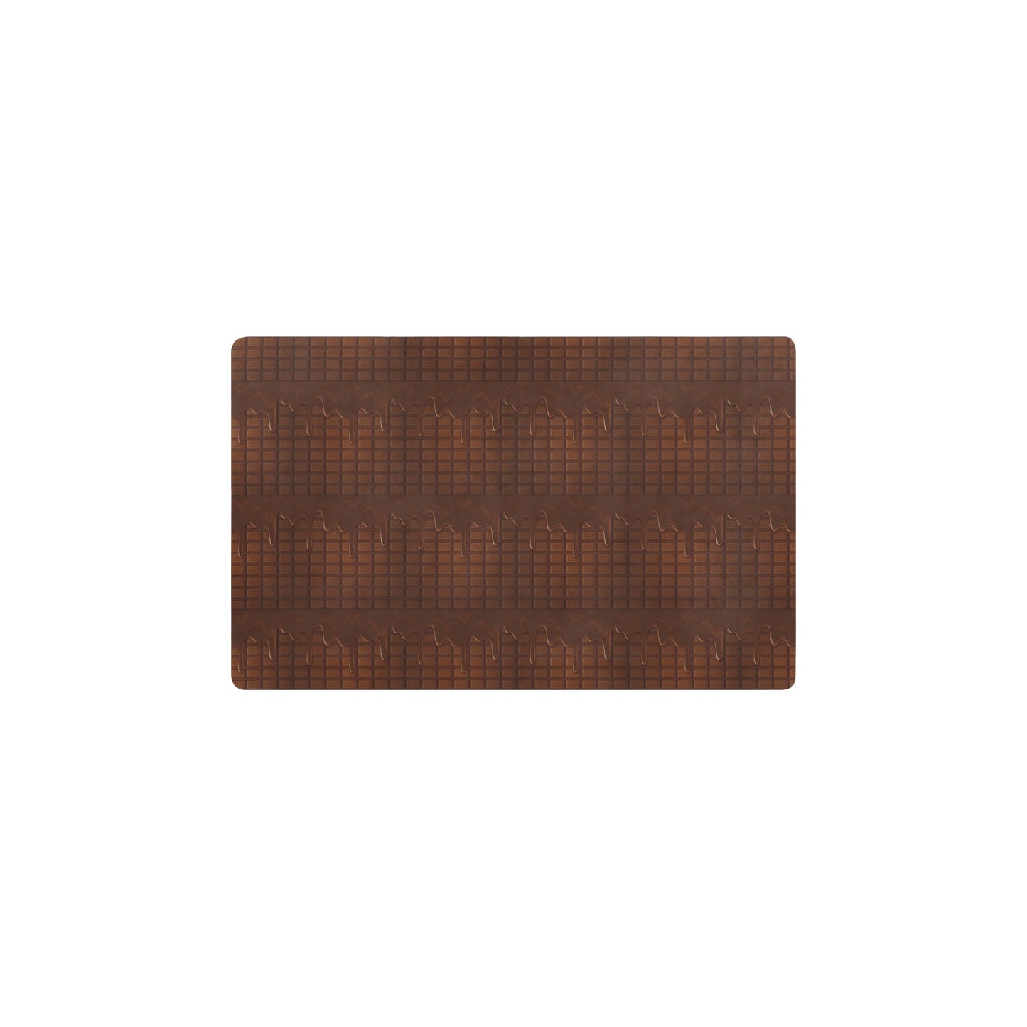 Chocolate Pattern Print Design 01 Kitchen Mat