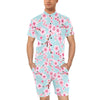 Cherry Blossom Pattern Print Design CB04 Men's Romper