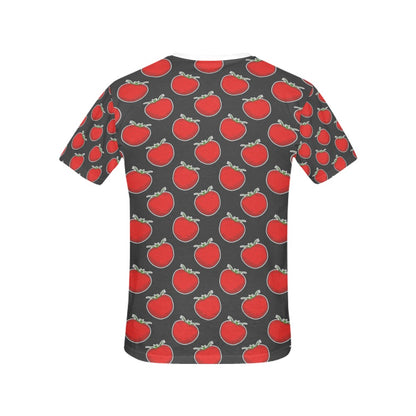 Tomato Print Design LKS306 Women's  T-shirt