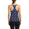 Shark Print Design LKS306 Women's Racerback Tank Top