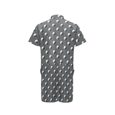 Yin Yang Print Design LKS303 Men's Romper