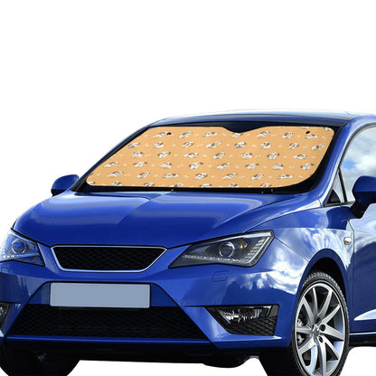 Shih Tzu Print Design LKS304 Car front Windshield Sun Shade