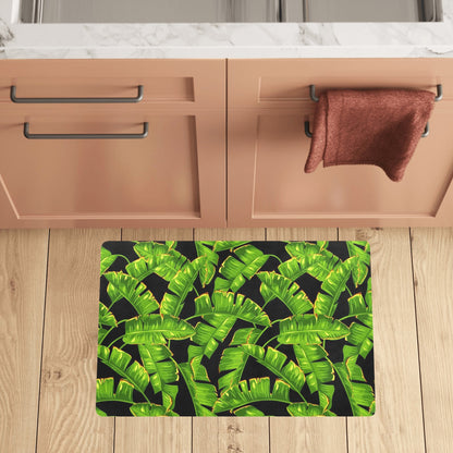Banana Leaf Pattern Print Design BL06 Kitchen Mat