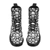 Skull Print Design LKS301 Women's Boots