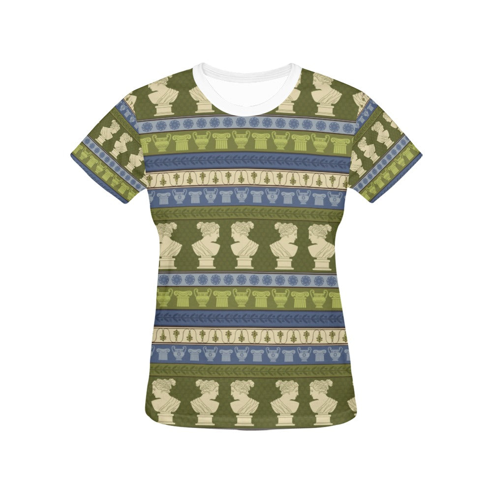 Ancient Greek Statue Print Design LKS301 Women's  T-shirt