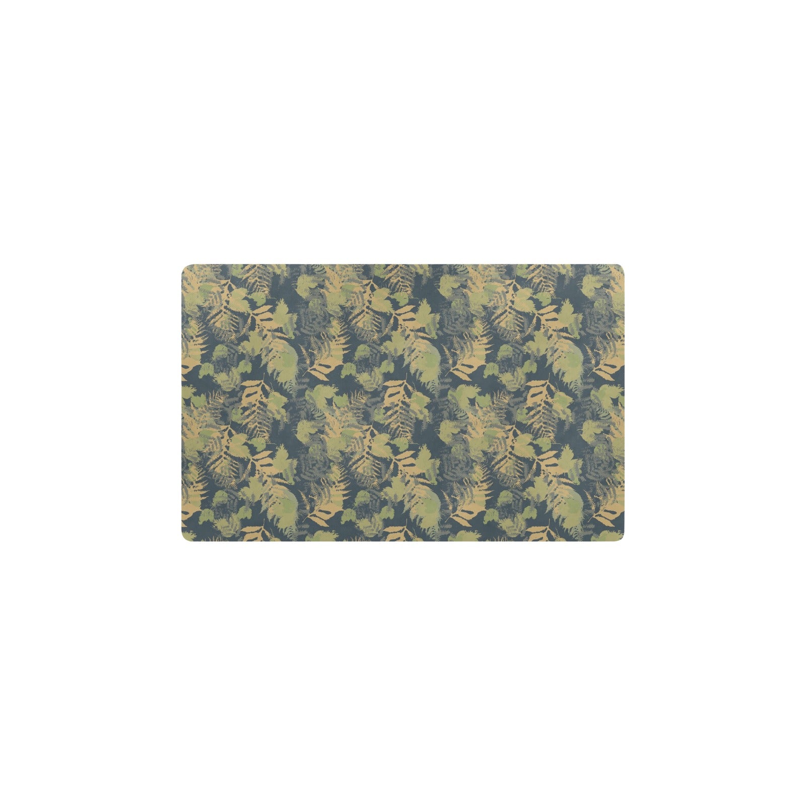 Camouflage Tropical Pattern Print Design 04 Kitchen Mat