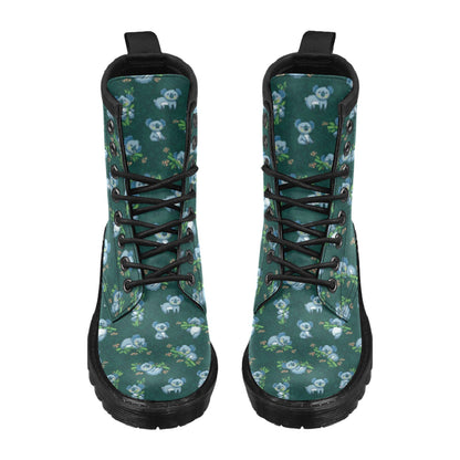 Koala Blue Design Print Women's Boots