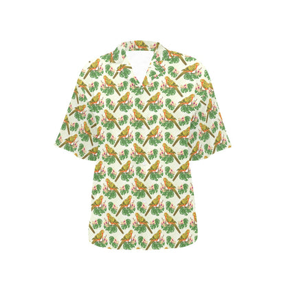 Conures Pattern Print Design 01 Women's Hawaiian Shirt