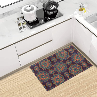 Medallion Pattern Print Design 03 Kitchen Mat